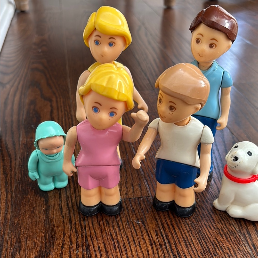 Little Tikes dollhouse family 90s vintage
